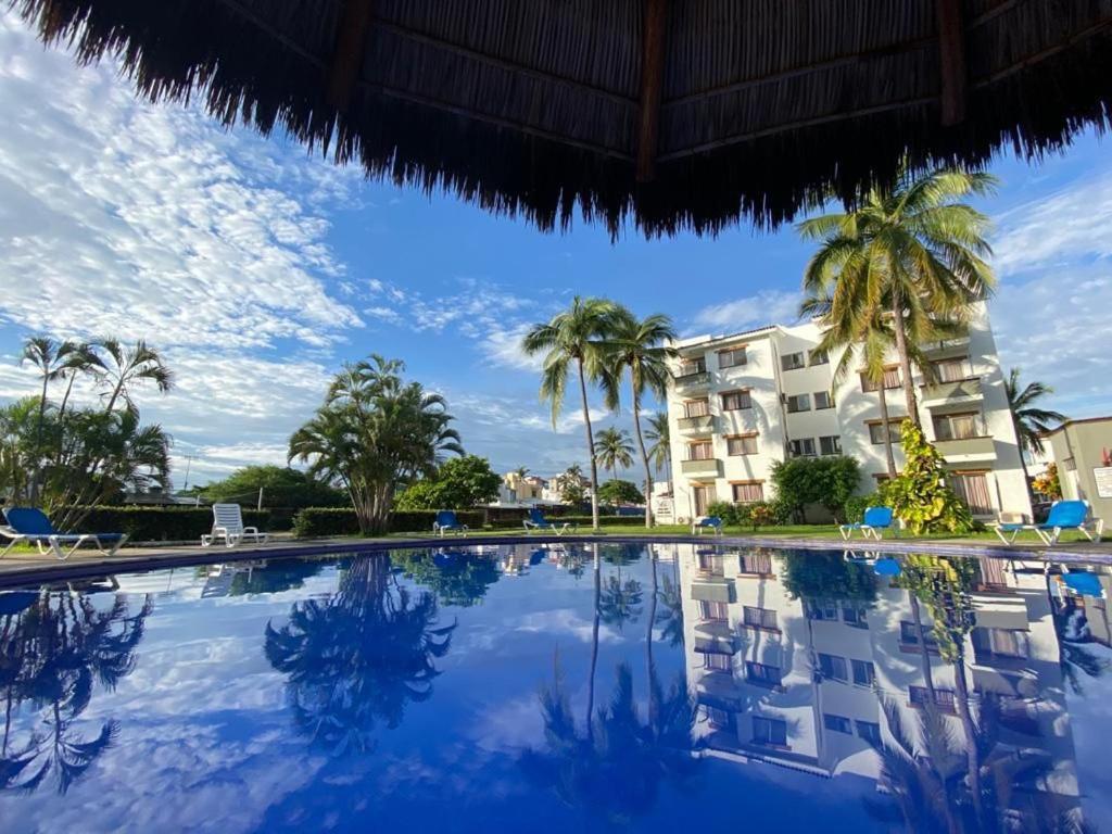 Hermoso Condominio Suites Las Palmas Con Alberca Manzanillo Exterior photo