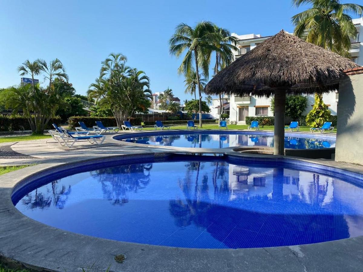 Hermoso Condominio Suites Las Palmas Con Alberca Manzanillo Exterior photo