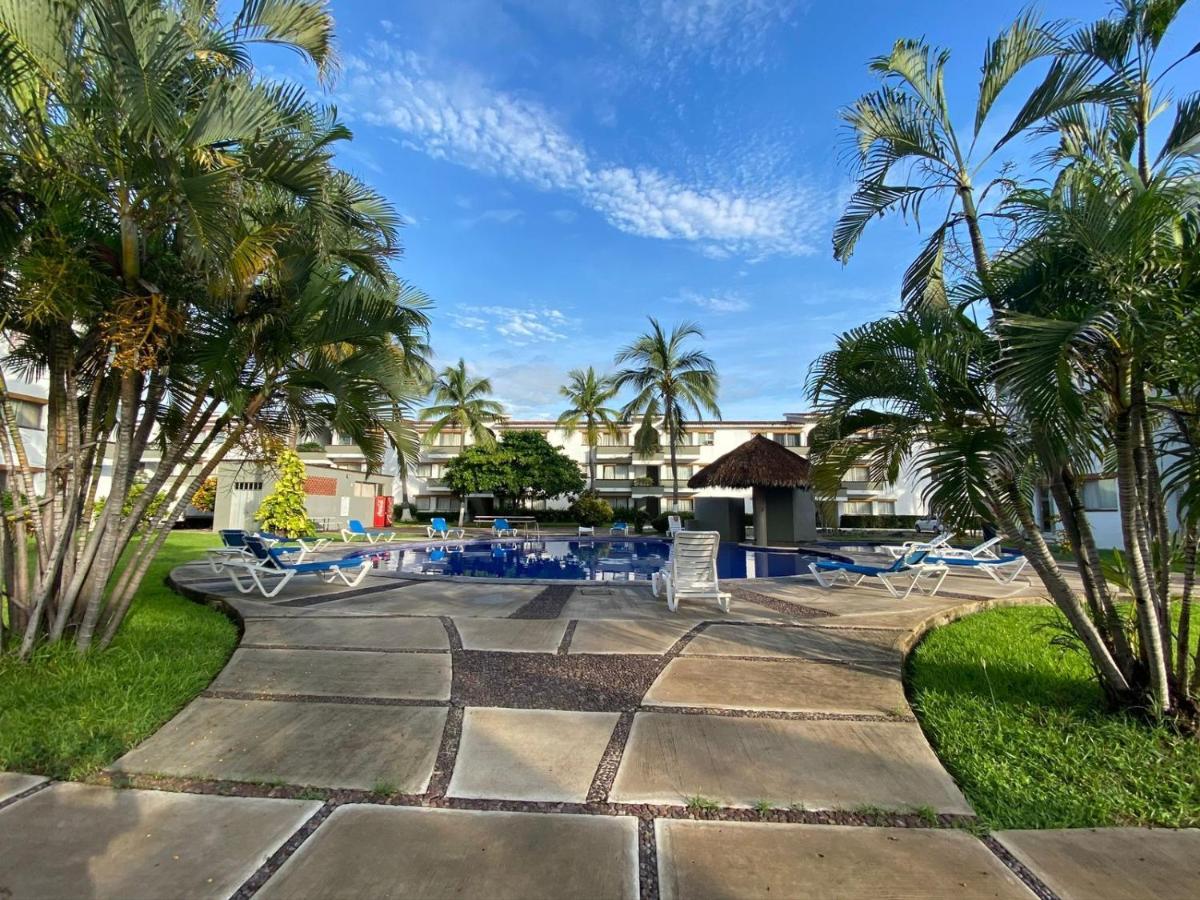 Hermoso Condominio Suites Las Palmas Con Alberca Manzanillo Exterior photo